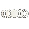 thumbnail image 2 of Qonioi Wooden Decorative Mirror Set, Nordic Style Acrylic Phase Mirrors for Bedroom Wall Decor, Wall Mirrors, Home Accents, 2 of 2