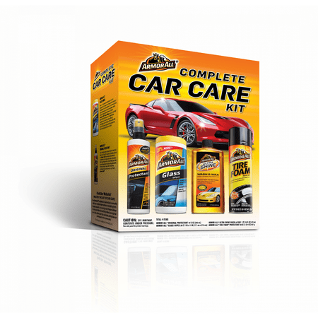 Armor All Complete Car Care Kit (4 Pieces), Car (Best Car Cleaning Kit)