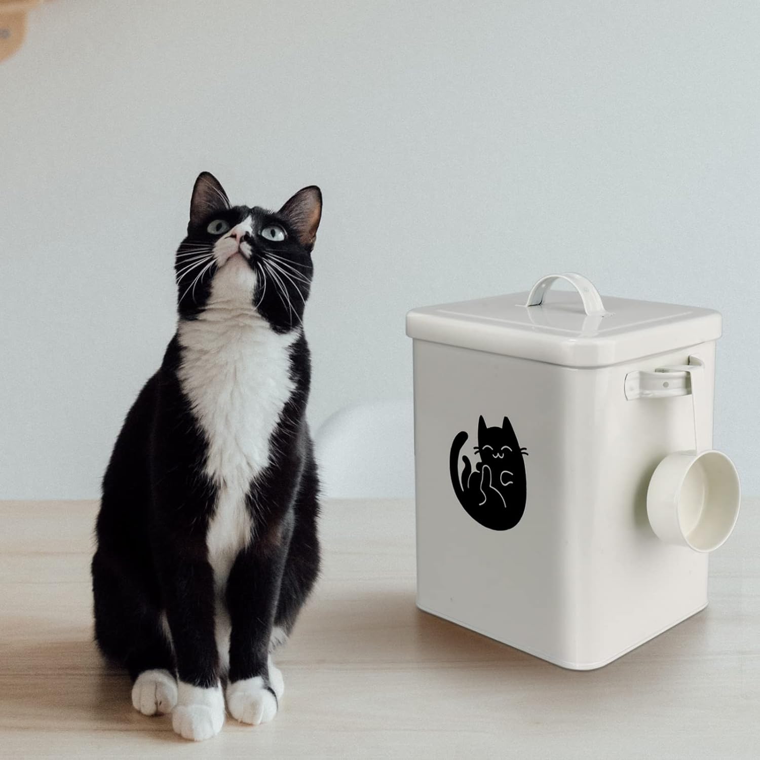 Boîtes De Rangement Nourriture Pour Chien MUXHEL - Lot De 4 (1,7L Et 3L) Avec Verre Doseur, Hermétiques - 3