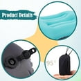 thumbnail image 3 of BELOVING Inflatable Camping Pillow Compressible Multipurpose Lightweight Neck Support Portable for Beach Cars Sleeping Airplane Hiking Peacock Blue, 3 of 8