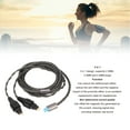 thumbnail image 3 of Cable de Sonido de 2 Pines ANGGREK Cobre Chapado En Plata 3 En 1 para HD650 HD660S HD6XX, 3 of 7