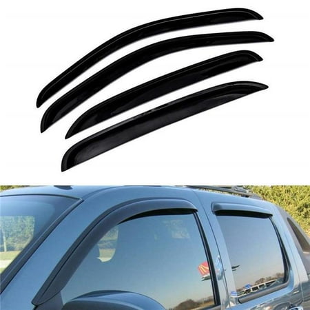 Atomsonic Wv 14 Sierra Crew Sun Rain Guard Window Visors Wind Deflector For 14 18 Chevy Silverado 1500 2500 3500 Gmc Sierra Tape On 4 Piece Walmart Canada