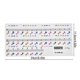 thumbnail image 4 of Piano Keys Sticker Set for 61 Key Keyboard Removable for Beginners Transparent, 4 of 4