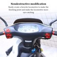 thumbnail image 4 of Kenally 5 unids/set interruptor de motocicleta modificado transparente bicicleta eléctrica altavoz faro controlador parte Accesorios Accesorios para motos Rojo Kenally VI018538-04, 4 of 6