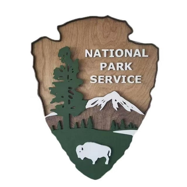 Retro Park Service Signs Outdoor Courtyard Garden Decorations Gift for Family Partners Neighbors Nostalgic
