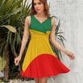 thumbnail image 7 of Ethiopian Flag Sundress Sleeveless Dress Summer Women Clothes Dress for Women Dresses, 7 of 7