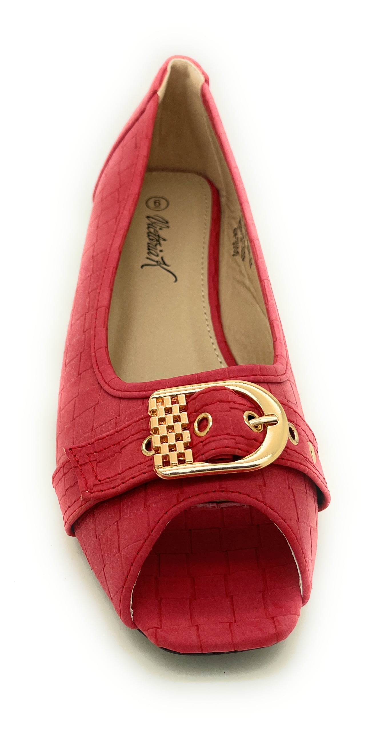 Open Toe Wedge Flat