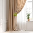 thumbnail image 4 of Apeya Green Curtain Tiebacks Clips, Decorative 3D Flower Curtain Holder Buckles for Drapery Window Treatments, Easy Clip On Fabric Holdbacks, 5 Inch, 4 of 6