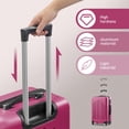 thumbnail image 4 of 3-Piece Luggage Sets (20", 24", 28"), ABS Lightweight Carry on Suitcase Set with Spinner Wheels & Lock for Travel, Business, 4 of 9