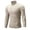 Beige, variant on SUYIDA Mens Crew Neck Sweater Pullover,Arrival Sweater: Half High Neck Casual Solid Color Knit Layer