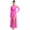 Hot Pink, variant on Women Rhinestones Mesh Modern Lyrical Dance Leotard Dress with Full-finger Gloves Skating Gymnastics Acrobatics Performance Dancewear Black L