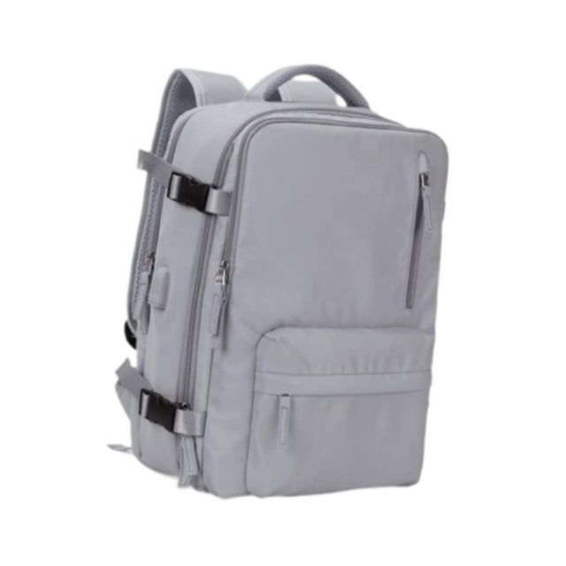 Bolsa de viaje de gran capacidad, mochila para hombre, bolsa de almacenamiento impermeable, accesorios con Gris