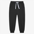 thumbnail image 2 of NOLDARES Wide Leg Sweatpants for Boys Joggers Baggy Sweat Pants Drawstring Elastic Waist Athletic Casual Pants(W132-Dark Green), 2 of 7