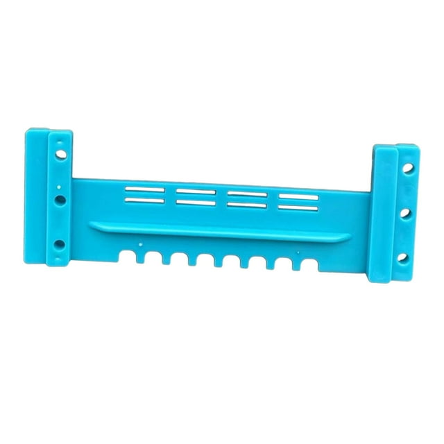 Reductor de entrada de colmena con protección para ratones, longitud de 5,91 pulgadas, suministros para apicultura, colmena Azul claro
