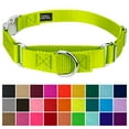 thumbnail image 2 of Country Brook Petz® Hot Yellow Heavyduty Nylon Martingale with Premium Buckle, Extra Small, 2 of 6