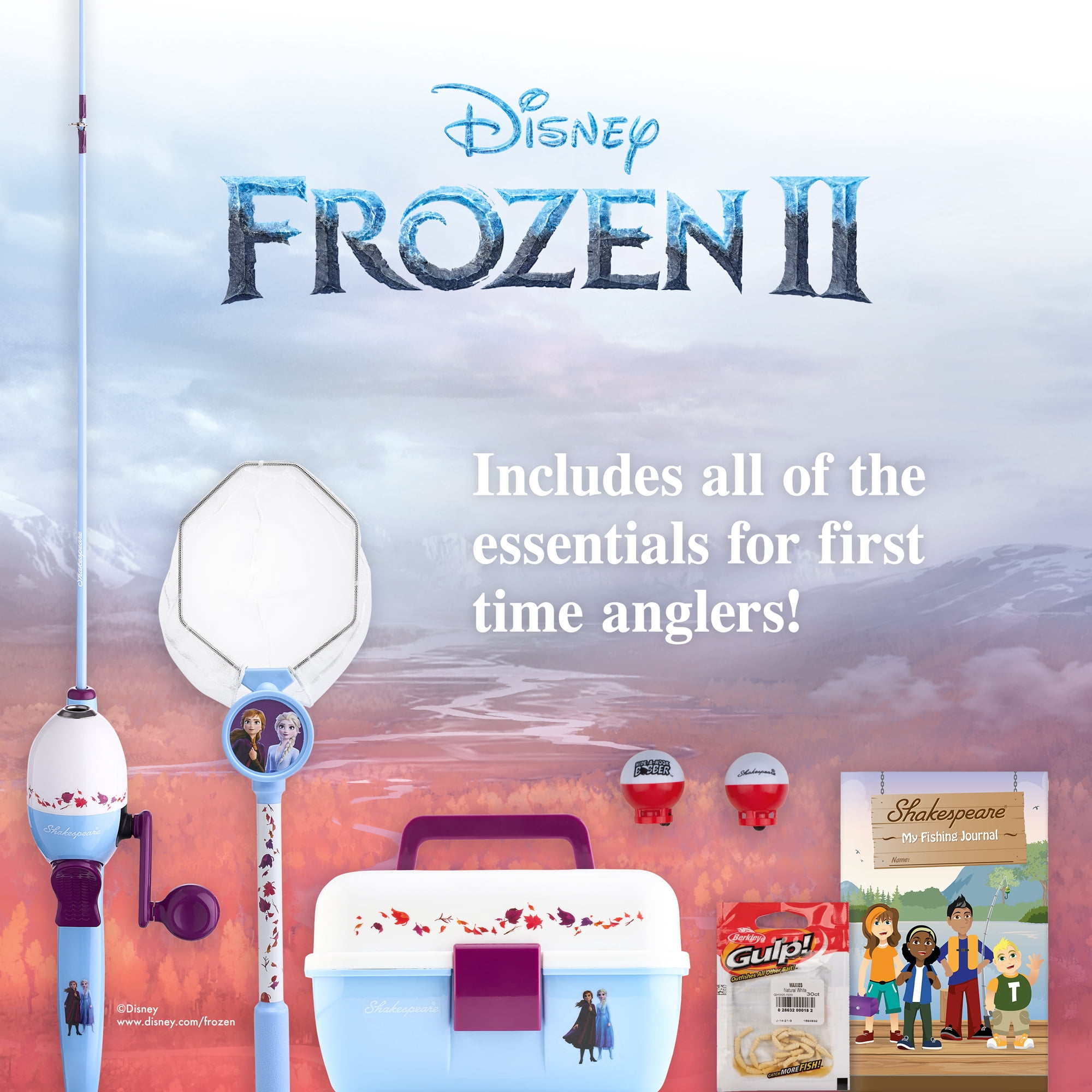 Shakespeare Disney Frozen Beginner Fishing Kit