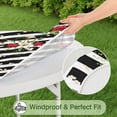 thumbnail image 5 of Pioneer Flower Floral Print Pattern Round Fitted Tablecloth with Elastic Edge,Dining Table Cover Waterproof,Outdoor Round Tablecloth for Camping,Dining,Indoor and Outdoor, 5 of 7