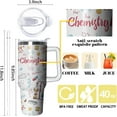 thumbnail image 2 of 40oz Chemistry Teacher Gifts Chem Tumbler with Handle and Straw, Chemical Stainless Steel Insulated Cup with Lid, Travel Coffee Mug Water Bottle, Birthday Gifts for Women Men, 2 of 6