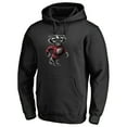 thumbnail image 2 of Men's Black Wisconsin Badgers Midnight Mascot Pullover Hoodie, 2 of 3