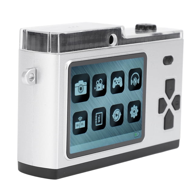 Cámara Digital, Cámara HD 1080p 48mp Con Pantalla de 2,4 Pulgadas, Zoom 8x, 3 Luces de Relleno, Función de Reproducciónis externa mp3, múltiples juegos para niños y niñas