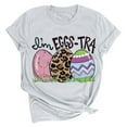 thumbnail image 2 of Patlollav Women Tshirts Under $10, Easter Womens Tops Short Sleeve Colorful Print Round Neck Casual Summer Shirts, 2 of 6