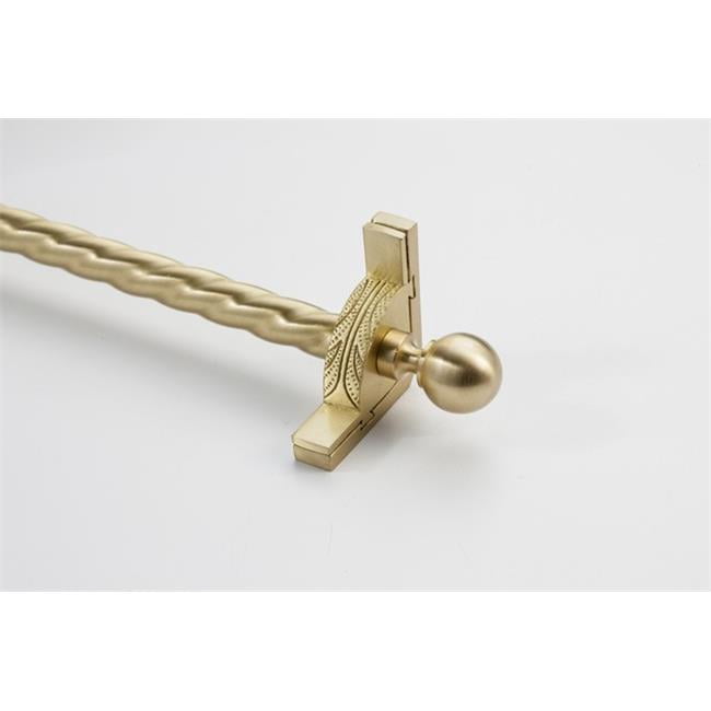 Stair Rods Set Zoroufy 01843-03896 72 in. Dynasty Roped Tubular Stair Rod Set with ...