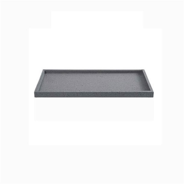 Bandeja de goteo rectangular for plantas, platillo de resina sintética for jardinería doméstica