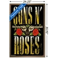 thumbnail image 3 of Guns N' Roses - Stacked Logo Wall Poster, 22.375" x 34", Framed, 3 of 3