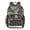 Beautiful Deer Wearing a Crown, variant on PVC Transparent Backpacks Clear Backpack for Travel and Outings Colorful Dog Paw Prints