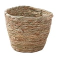 thumbnail image 2 of syligr Woven Flower Pot Storage Basket 8x6.7x6", Imitation Rattan Planter Holder, Plastic Faux Woven Basket for Indoor Plants, Home Garden Decor, Decorative Pot Cover, Gift for Plant Lovers, 2 of 6