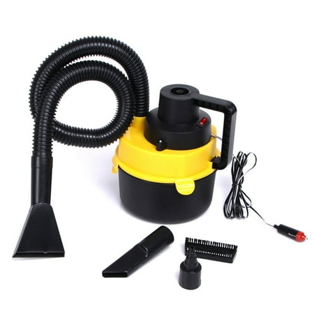 

12V Portable Car Vacuum Cleaner Wet and Dry Dual-Use Yellow