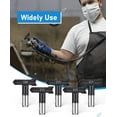 thumbnail image 6 of XiHAMA Spray Nozzle Spray tip Reversible Spray Tips Airless Paint Sprayer Nozzle Tips Airless Paint Spray Machine Parts for Homes Buildings Garden Decks Fences (5 Pieces - 211, 313, 415, 517, 623), 6 of 7