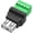 USBsolderless female connector, variant on USB 2.0 Solderless Connector, Screw Terminal Adapter for DIY Cable Repair and Extension, Male Plug