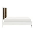 thumbnail image 4 of Lexicon Oslo Wood California King Bed in 2-Tone Finish (White and Walnut), 4 of 6