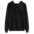 thumbnail image 2 of Pulls à Capuche pour Femmes PENGXAING Chat Imprimé Manches Longues Automne Hiver Chat à Capuche Sweat-Shirts Tops, 2 of 4