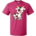 thumbnail image 3 of Inktastic Cute White Holstein Cow with Brown Spots T-Shirt, 3 of 5