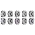 thumbnail image 4 of Roulements à Billes, 10 Pcs Design Standard Roulant Durable Roulement à Billes à Direction Unique pour Équipement 51200,51201,51202,51203,51204, 4 of 8