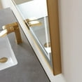 thumbnail image 5 of Vinnova Teruel 36" Rectangle Gold Aluminum Framed LED Wall Mount Bathroom Vanity Mirror, 5 of 9