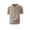 Beige, variant on Polo Shirts for Men Summer Solid Casual Cable Knit Collared Short Sleeve Dress Shirts