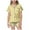 00-Yellow255, variant on WOYY Girls Pajama Set Dinosaur Short Sleeve Button Down Shirt Shorts PJ Set, Sizes 2-13