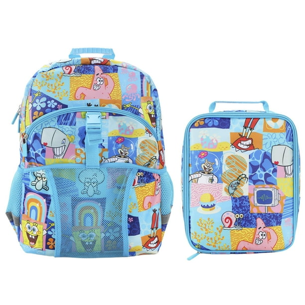 Set de mochila y almuerzo Bioworld Bob Esponja de 16 pulgadas