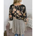 thumbnail image 3 of Sherrylily Women Floral Cardigans 3/4 Ruffle Sleeve Lightweight Flowy Boho Tie Loose Cover Ups, 3 of 4