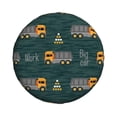 thumbnail image 2 of Bingfone Big Machine Spare Tire Cover Weatherproof Universal Wheel Protectors For Rv Camper Travel Trailer Suv Truck 14 Inch, 2 of 9