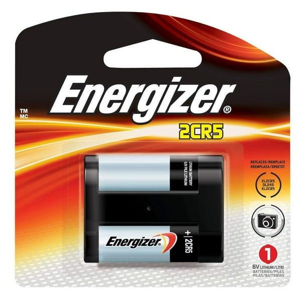 Batteries au Lithium Energizer 2CR5 6 Volts (EL2CR5)
