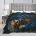 thumbnail image 5 of Blanket Ross Musics Lynch Throw Flannel Blankets Warm Soft Cozy Fuzzy Air Conditioning Blanket for Living Room Sofa Bed Gift Blankets for All Seasons 30"x40", 5 of 6