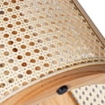 thumbnail image 6 of Christopher Knight Home Round Side Table, Wood Top with Rattan Base, Natural, 6 of 8