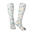 thumbnail image 5 of Lsque Tulips Flowers Printed Crew Socks Men's Women's LightWeight Thin Casual Calf Socks ,Knee High Socks,Cotton Socks, 5 of 9