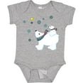 thumbnail image 3 of Inktastic Christmas Polar Bear and Cub with a star Boys or Girls Baby Bodysuit, 3 of 5