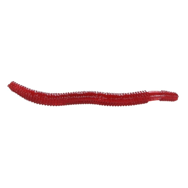 Redcolourful 50pcs Red Worms Fishing Lures Artificial Soft Fishing Bait 1.4inches(3.5cm) Other A