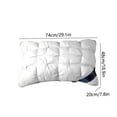 thumbnail image 3 of LKJJLIQ Luxury Hotel Collection Goose Down Bed Pillow-Soft and Supportive, 3 of 6